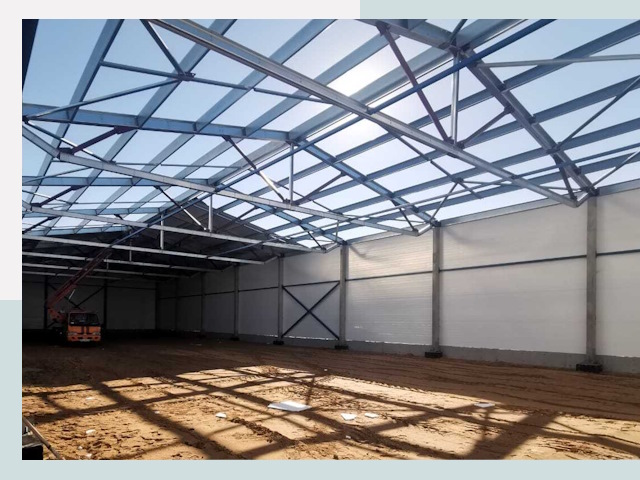 Строительство сенохранилищ в Лабинске