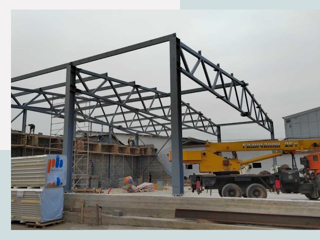 Строительство цехов в Лабинске