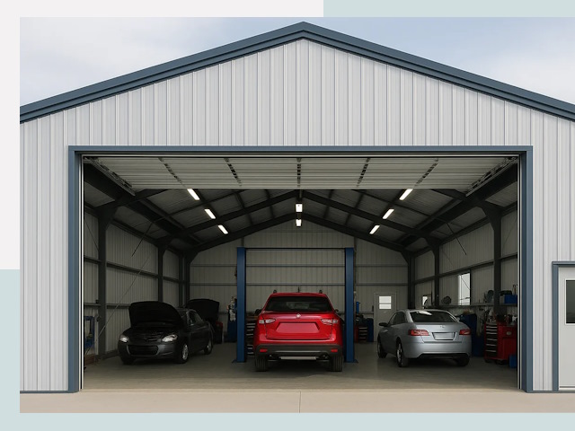 Ангары из сэндвич панелей от 643 руб. в Лабинск