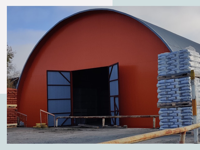 Полукруглые ангары по цене от 643 руб. в Лабинск