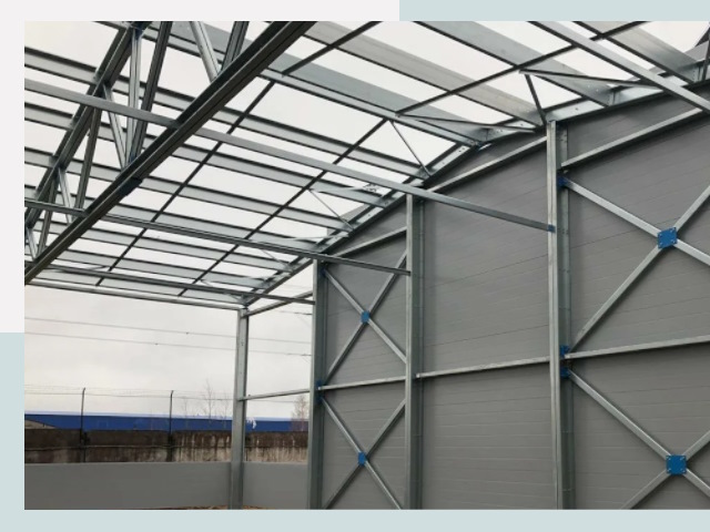 Каркасные ангары от СтальСтрой-Лбк по цене от 643 руб.