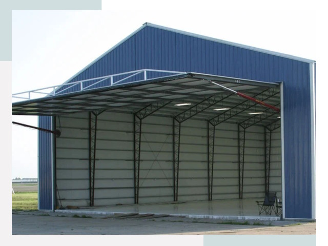 Прямо стенные ангары в Лабинске