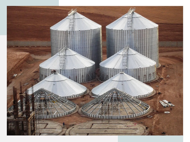 Строительство зерновых силосов в Лабинске