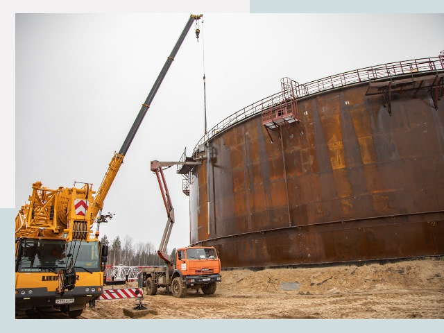 Монтаж резервуаров в Лабинске от 643 руб. за м³