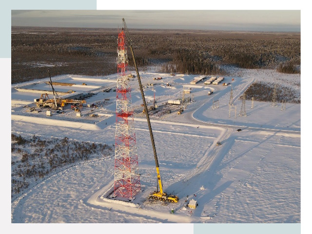 Мачты связи в Лабинске