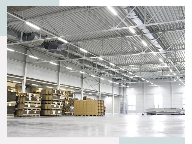 Освещение ангаров в Лабинске