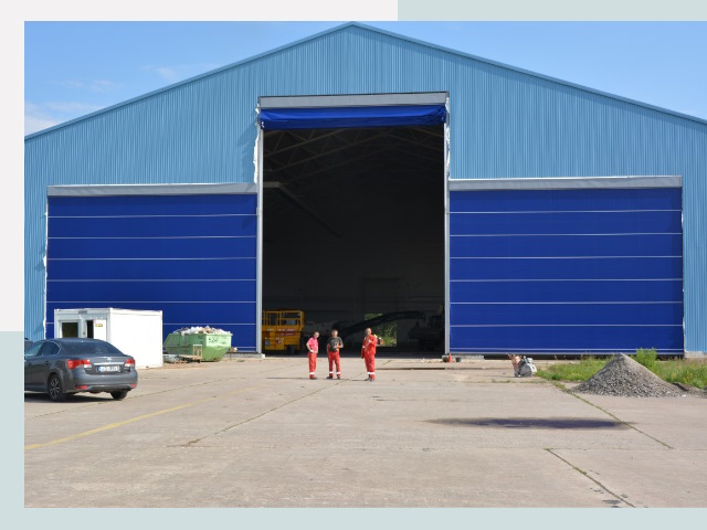 Ангарные ворота в Лабинск от СтальСтрой-Лбк по цене 643 руб.