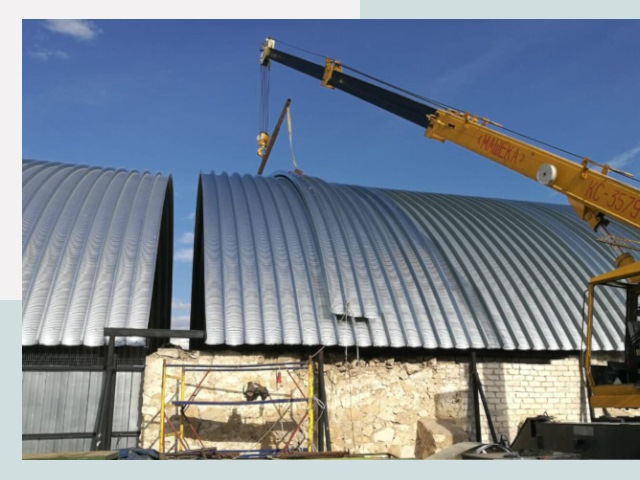 Реконструкция ангаров в Лабинске от 643 руб.