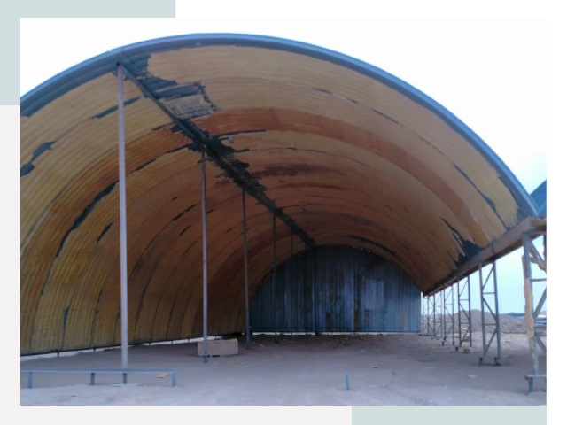 Реконструкция ангаров в Лабинске