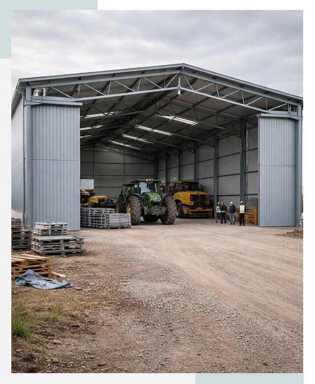 Ангары для сельхозтехники в Лабинске от 21448 р. | СтальСтрой-Лбк