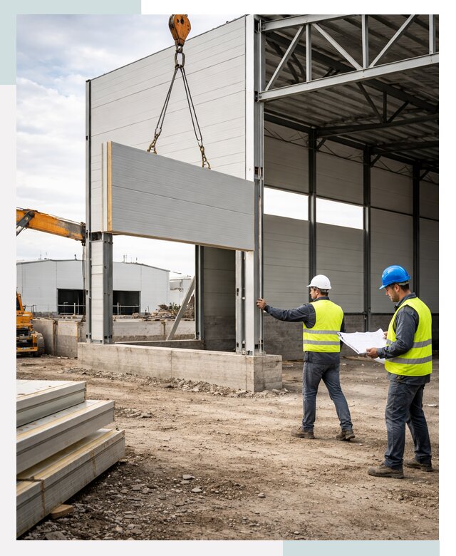 Склад из сэндвич панелей под ключ в Лабинске от 10188 р. | СтальСтрой-Лбк