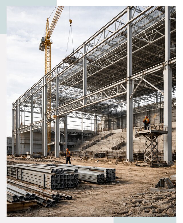 Строительство спортивных комплексов в Лабинске от 32172 р. | СтальСтрой-Лбк